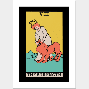 The Strength Tarot Card - Witchy Magic Posters and Art